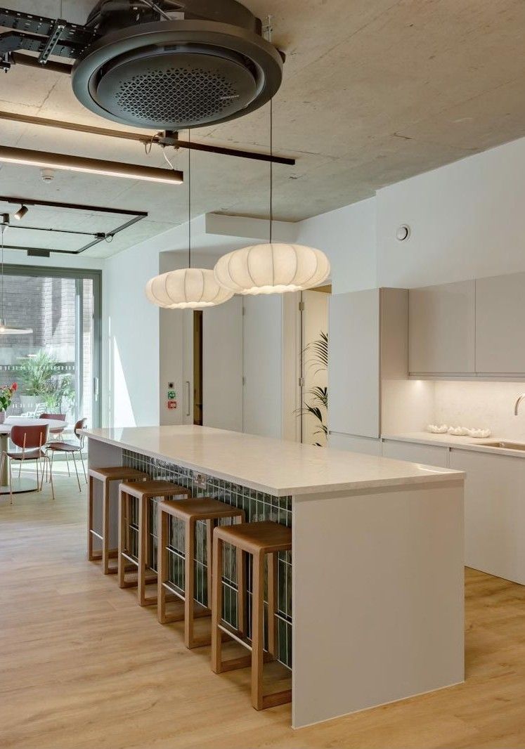 Kitchen and breakout area